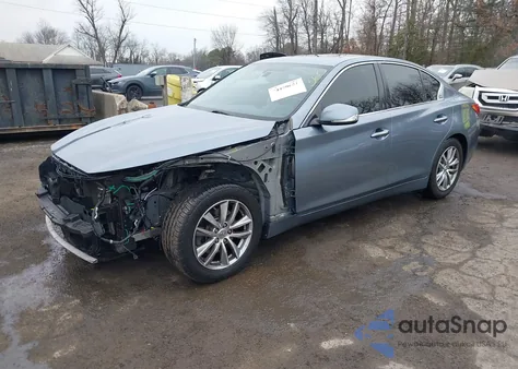 2014 Infiniti Q50 Premium z USA, uszkodzony, nr VIN JN1BV7AR6EM689741